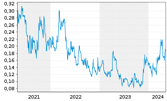 Chart Minaurum Gold Inc. - 5 années
