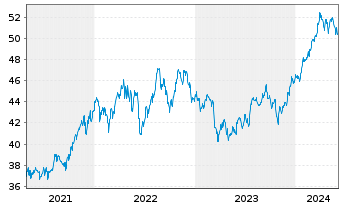 Chart Inv.Dynamic Large Cap Val.ETF - 5 années