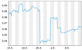 Chart Digital China Holdings Ltd. - 1 Monat