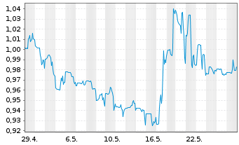 Chart Canada Nickel Company Inc. - 1 mois