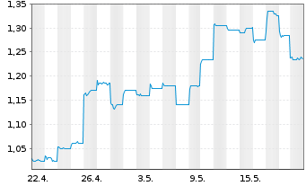 Chart China Intl. Capital Corp. Ltd. - 1 mois