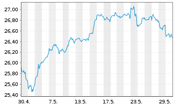 Chart Amu.S&P 500 CL.N.Z.AMB.P - 1 Monat