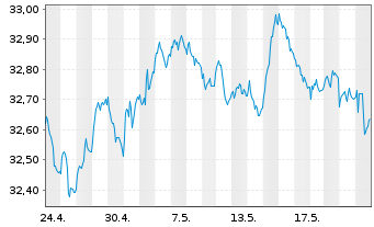 Chart I.M.II-Inv.Euro Gov.Bond - 1 Monat