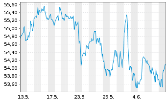 Chart SPDR Russell2000US.S.Cap U.ETF - 1 Month