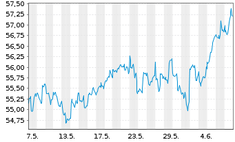 Chart Xtr.IE-Xtr.MS.US Com.Serv.ETF - 1 mois