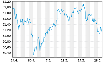 Chart Inv.Dynamic Large Cap Val.ETF - 1 Monat