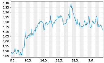 Chart Prospect Capital Corp. - 1 Monat