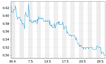 Chart Renergen Ltd. - 1 Monat