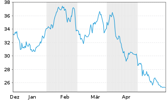 Chart Par Pacific Holdings Inc. - 6 Monate