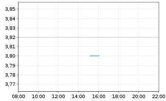 Chart Brasil Foods S.A. - Intraday