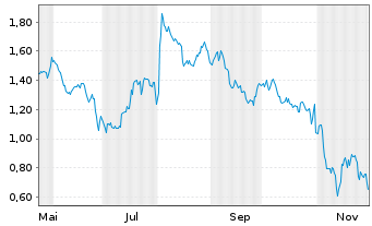 Chart Mini Future Short Amazon - 1 Jahr