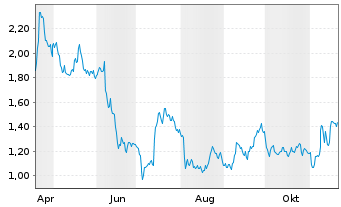 Chart VALOUR DIGITAL SECURITIES ETP  - 1 an