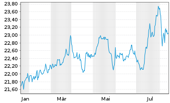 Chart First T.G.F.-V.L.(R)D.I.UC.ETF - 1 an