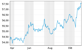 Chart AIS-Am.Idx.US Gov.Inf.-Lnkd Bd - 1 Jahr