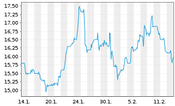 Chart Bird Construction Inc. - 1 Monat