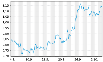 Chart Mini Future Long Siemens - 1 Month