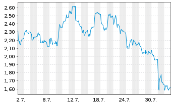 Chart Mini Future Long BMW - 1 mois