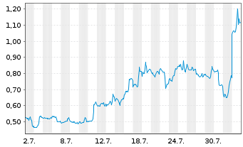 Chart Mini Future Short Amazon - 1 mois