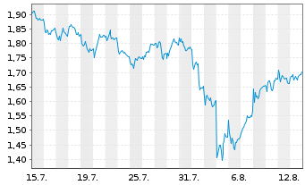 Chart Mini Future Long Allianz - 1 mois