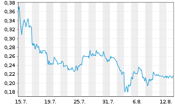 Chart Mini Future Long NEL - 1 mois