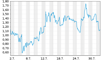 Chart Mini Future Long Bitcoin Group - 1 Month