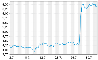 Chart Mini Future Long 3M - 1 mois