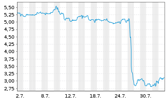 Chart Mini Future Short 3M - 1 mois