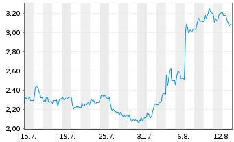 Chart Mini Future Short Puma - 1 Month