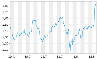 Chart Mini Future Long Nike - 1 Monat