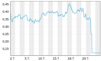 Chart Mini Future Long Stellantis - 1 mois