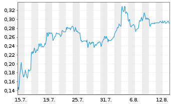 Chart Mini Future Short NEL - 1 Monat