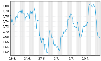 Chart Mini Future Long RWE - 1 mois