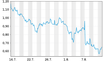 Chart Mini Future Long SMA Solar - 1 mois