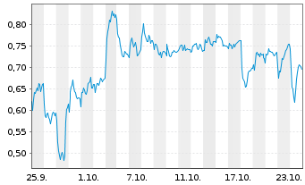 Chart Mini Future Short Porsche - 1 Month