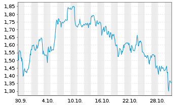 Chart Mini Future Short AMC - 1 Monat