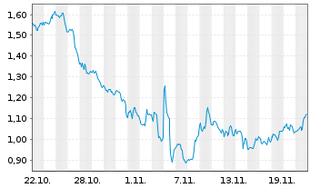 Chart Mini Future Long Realty Income - 1 Monat