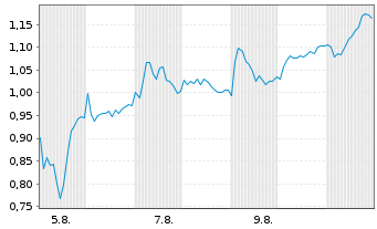 Chart Mini Future Long Kion Group - 1 mois