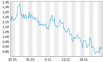 Chart Mini Future Long DIC Asset - 1 Monat