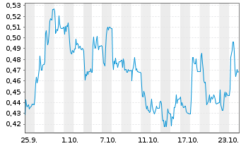 Chart Mini Future Long CompuGroup Medical - 1 mois