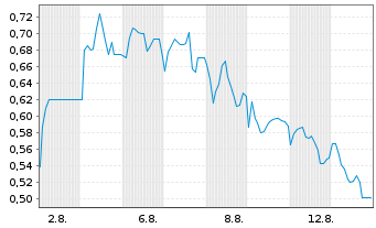 Chart Mini Future Short BayWa - 1 Monat