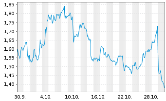 Chart Mini Future Long AMD - 1 Month