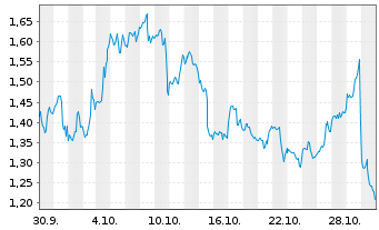 Chart Mini Future Long AMD - 1 Month