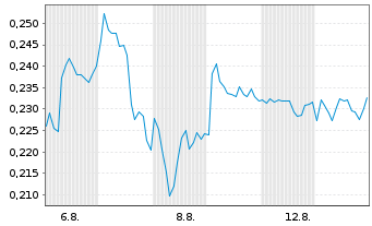 Chart Mini Future Long NEL - 1 mois