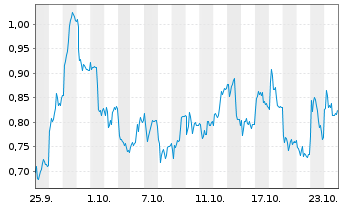 Chart Mini Future Long Infineon - 1 Monat