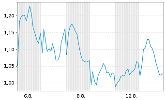 Chart Mini Future Short LVMH - 1 Monat