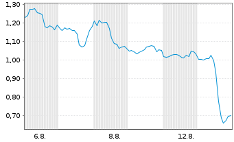 Chart Mini Future Short Nike - 1 Month