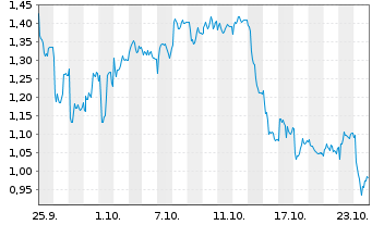 Chart Mini Future Short Puma - 1 Monat