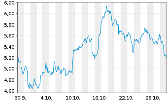 Chart Mini Future Long Micron - 1 mois