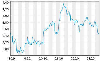 Chart Mini Future Long Micron - 1 mois