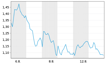 Chart Mini Future Short BAWAG - 1 mois